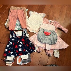 6-9 month Baby Girl Clothing Bundle - 17 items